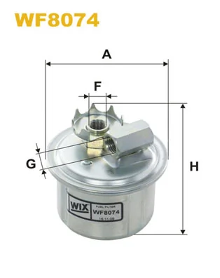 IPF414 Interparts Фильтр топлива