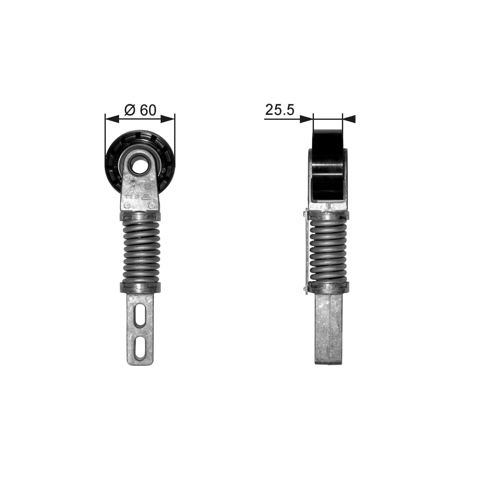 Роликовий модуль натяжителя ремня Kraft 1225467 цена, от 56.83 USD