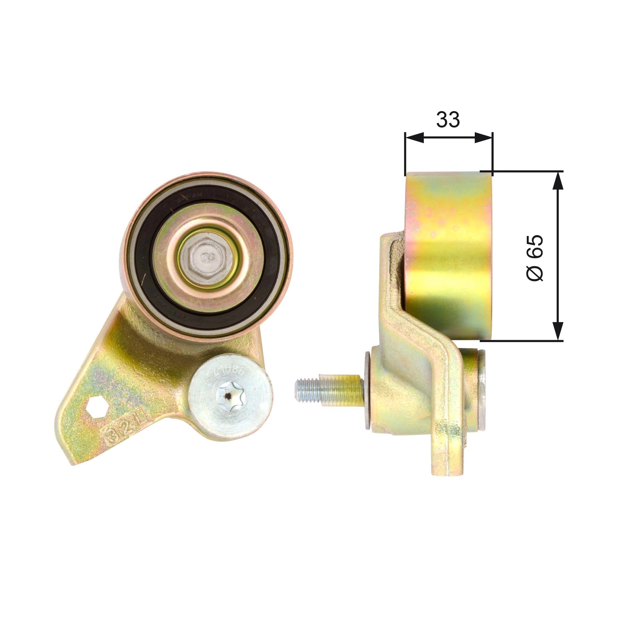 Ролик натяжителя ремня ГРМ на Audi A8 D3 4E2, 4E8