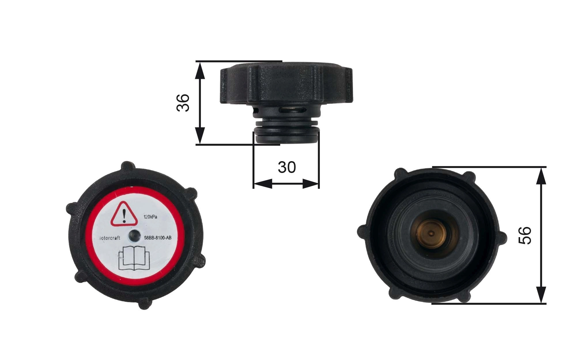 Крышка расширительного бачка Polcar A8005 цена, от 2.72 USD