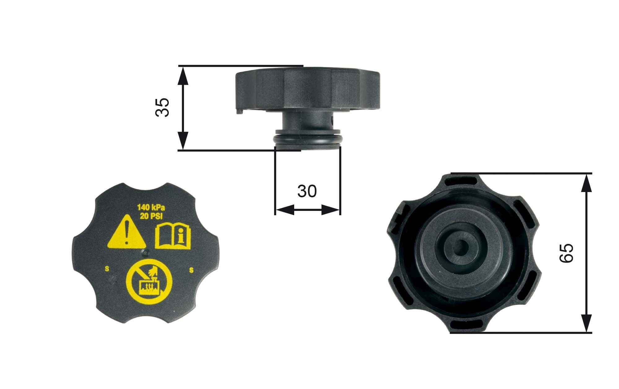 Tapa de depósito de agua Fiat 500 X