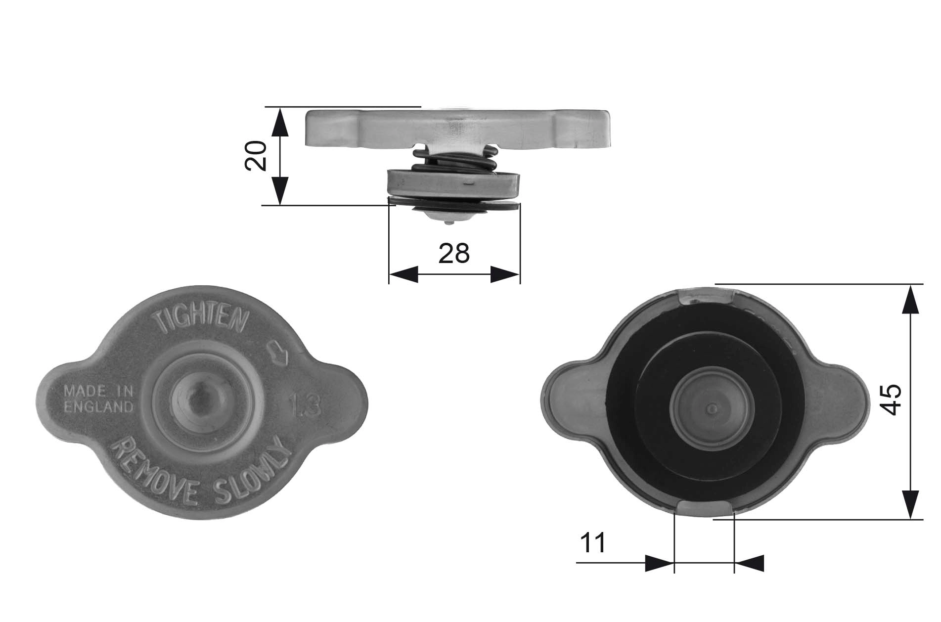 Tapón del radiador Mazda CX-7 