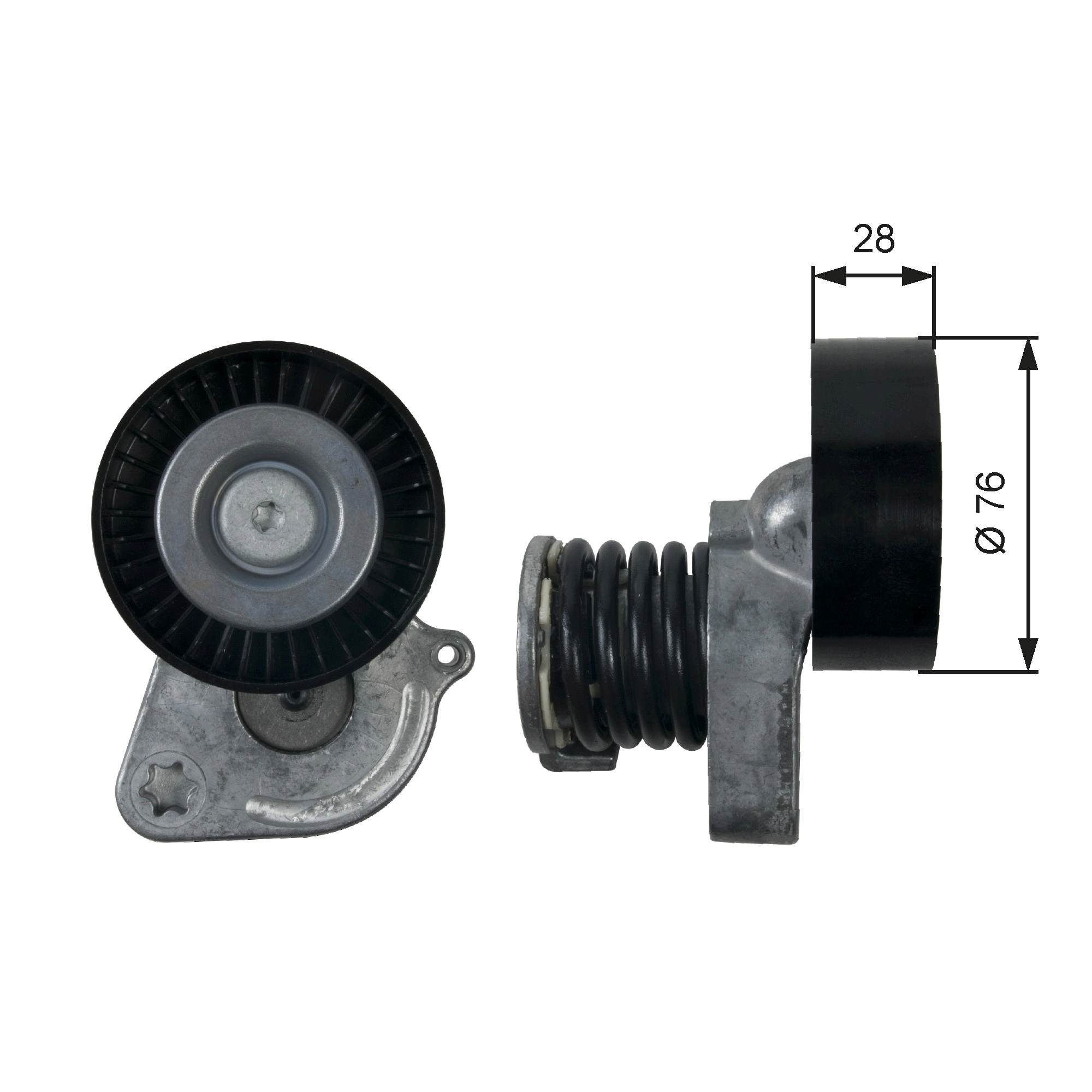 Купить MPQ1182 Magneti Marelli Натяжитель приводного ремня
