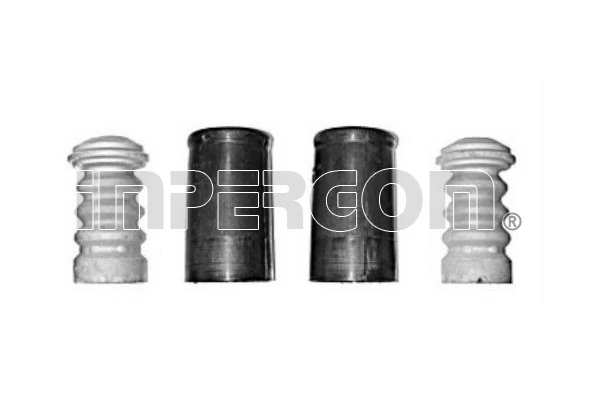 Pára-choque (grade de proteção) de amortecedor traseiro + bota de proteção Nissan Sunny 3 N14