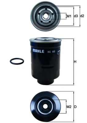 Filtro de combustível Subaru Legacy 4 B13