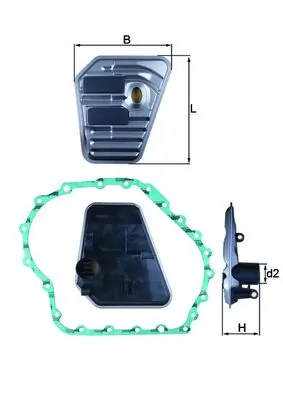 HX167D Mahle Original Масляный фильтр АКПП