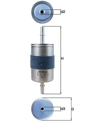 KL1055 Mahle Original Фильтр топлива