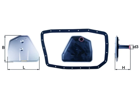 HX162D Mahle Original Масляный фильтр АКПП