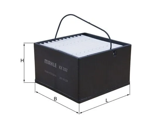 Фильтр тонкой очистки топлива Mahle Original KX332 цена, от 4.10 USD