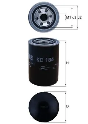KC184 Mahle Original Фильтр топлива