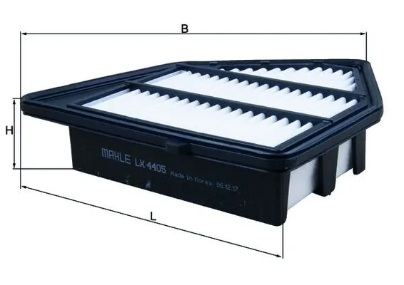 LX4405 Mahle Original Воздушный фильтр двигателя