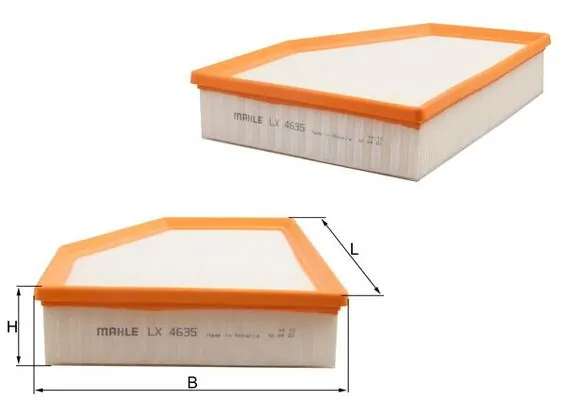 LX4635 Mahle Original Воздушный фильтр двигателя