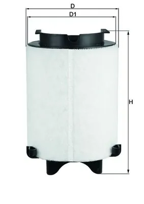 LX15661 Mahle Original Воздушный фильтр двигателя