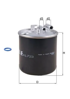 KL723D Mahle Original Фильтр топлива