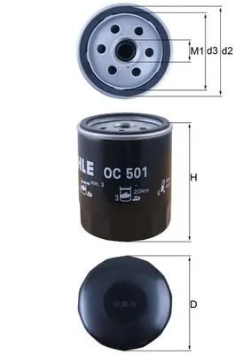 OC501 Mahle Original