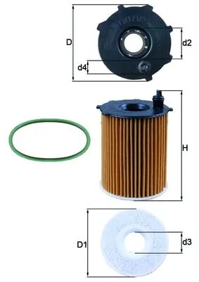 OX1712D1 Mahle Original