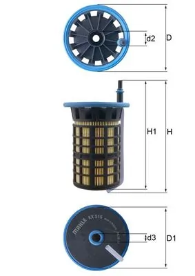 KX515 Mahle Original Фильтр топлива