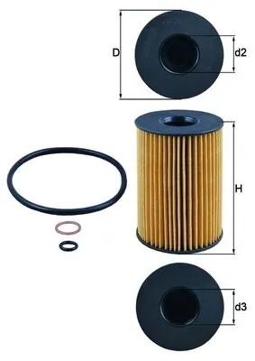 OX3537D Mahle Original