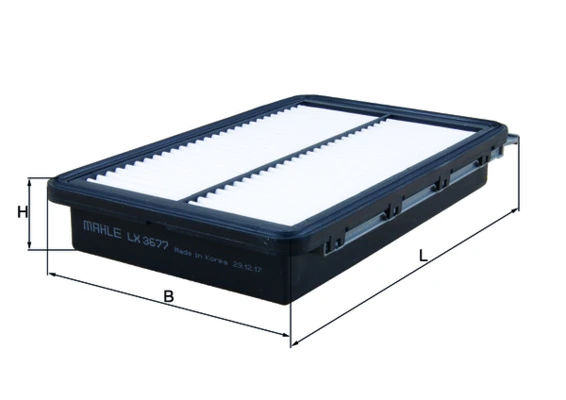 LX3677 Mahle Original Воздушный фильтр двигателя