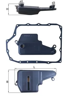 HX193D Mahle Original Масляный фильтр АКПП