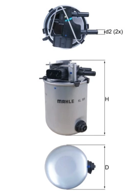KL909 Mahle Original Фильтр топлива