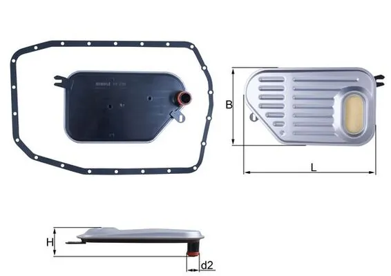 HX239D Mahle Original Масляный фильтр АКПП