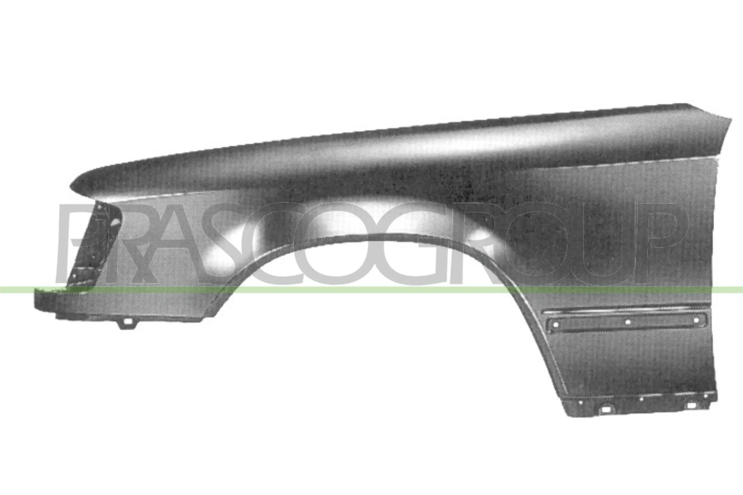 Pára-lama dianteiro esquerdo para Mercedes E  S124