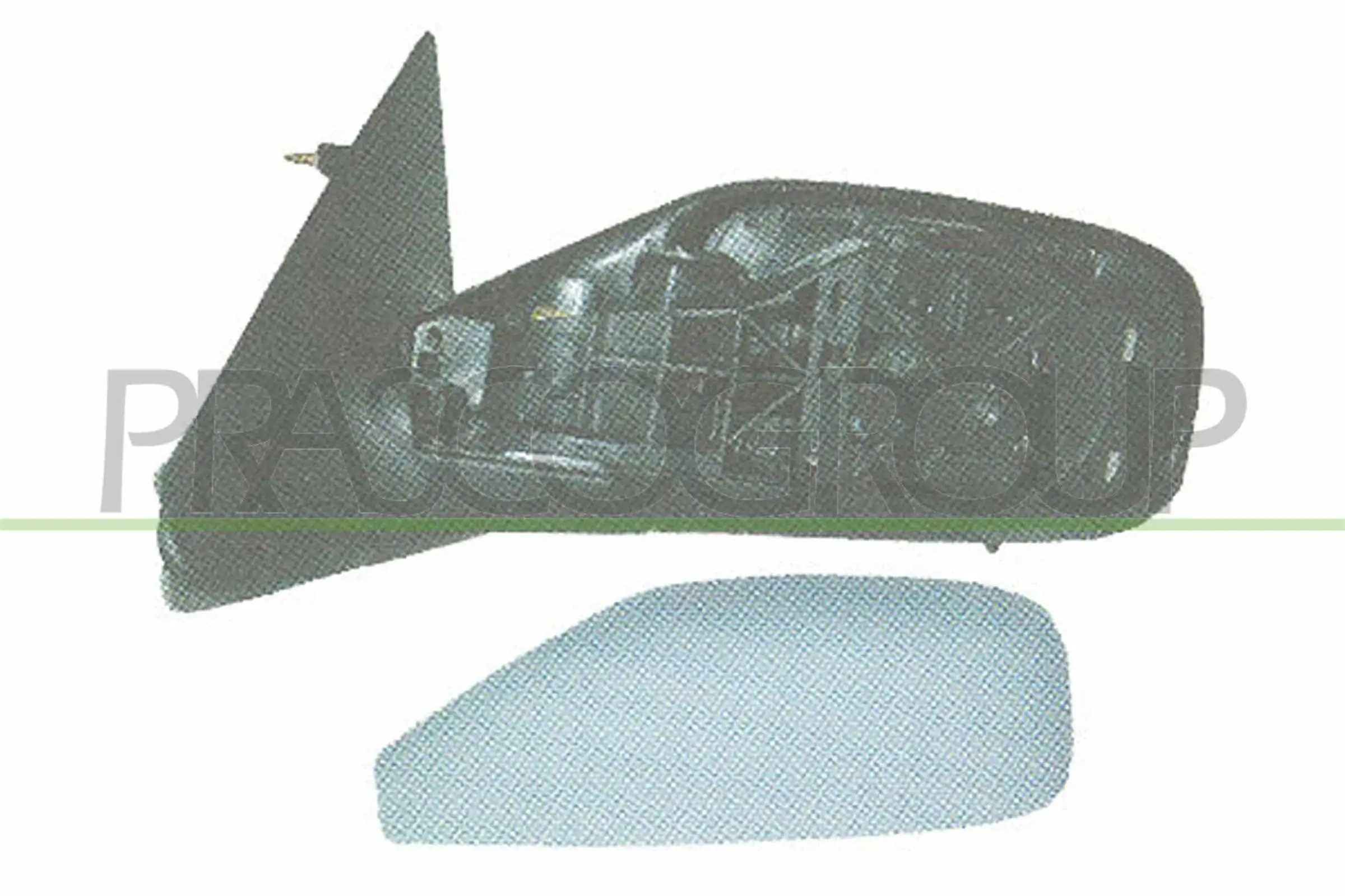 Espelho de retrovisão direito Renault Laguna III BT0, BT1