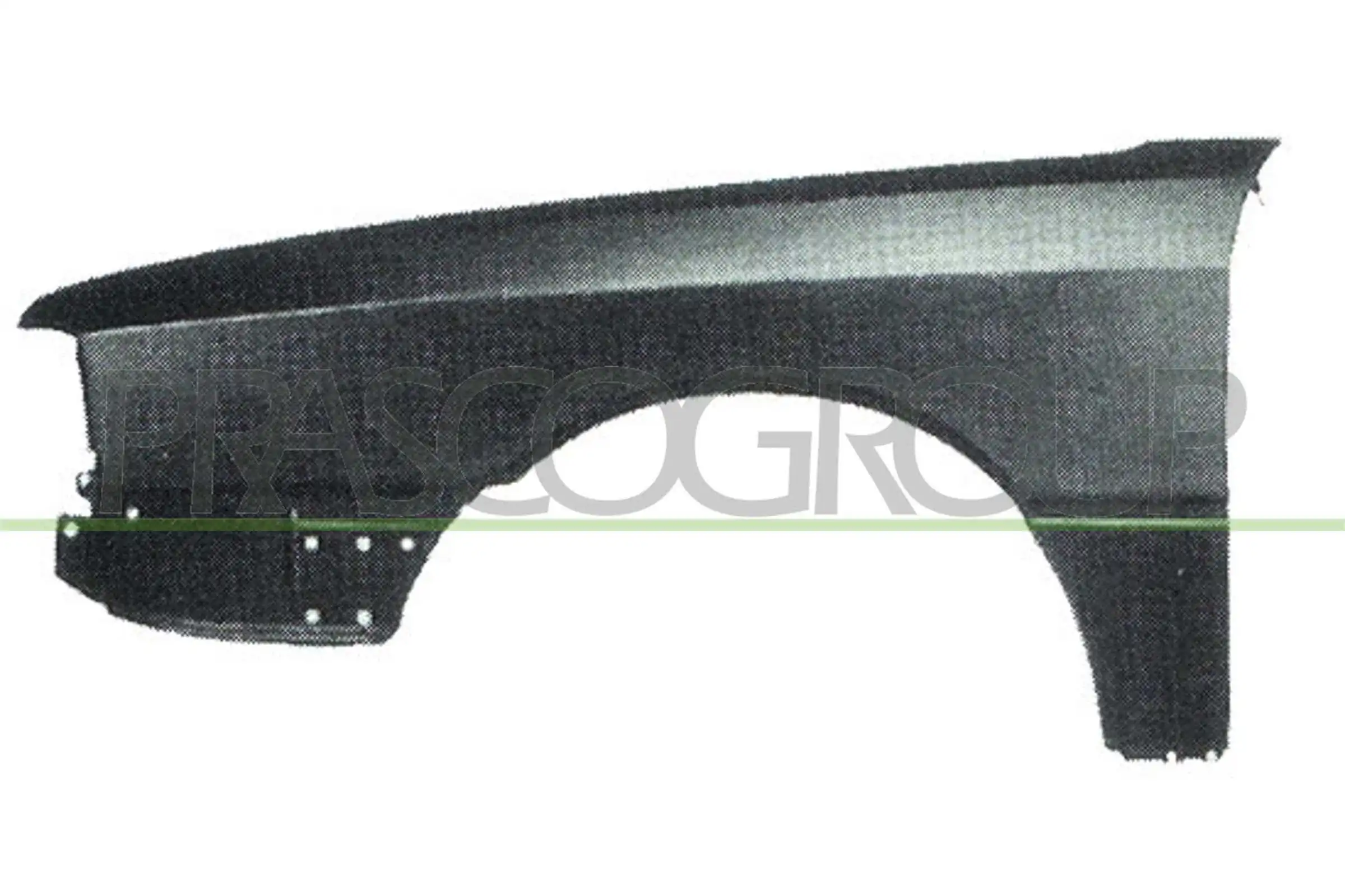 Pára-lama dianteiro esquerdo para Audi 80 B4 8C2