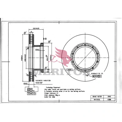 Купить 5006172150 Renault (RVI) Ротор тормозной