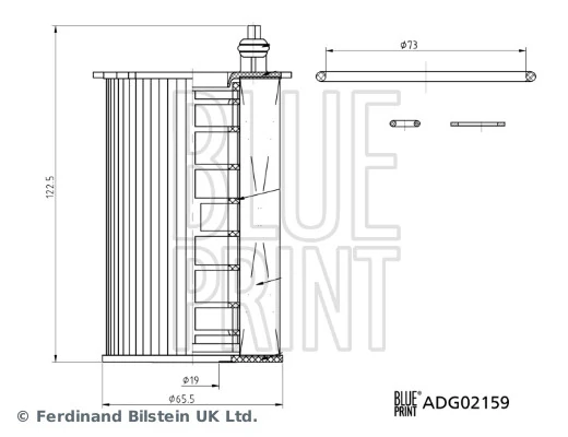 ADG02159 Blue Print Масляный фильтр двигателя