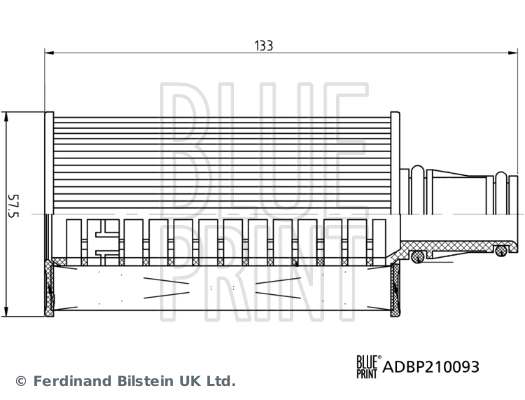 Фильтр очистки масла центробежный Blue Print ADBP210093 цена, от 10.34 USD