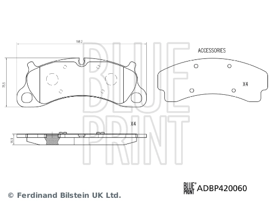 LM31148 Lemforder Колодки передние