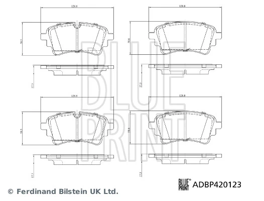 Sapatas do freio traseiras de disco para Audi A7 Sportback 4KA