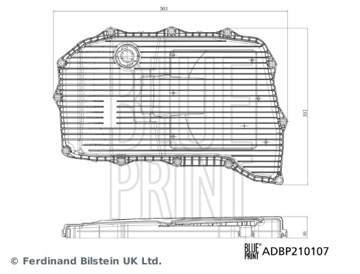 Поддон АКПП Blue Print ADBP210107 цена, от 80.60 USD