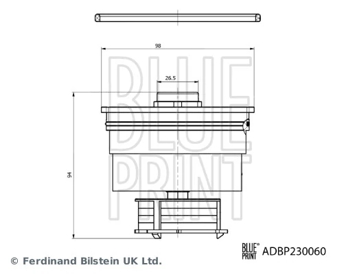 Фильтр тонкой очистки топлива JS Asakashi FE1503 цена, от 31.97 USD
