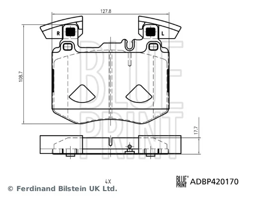 Колодки Mercedes 000420790228 цена, от 111.36 USD
