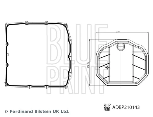 ADBP210143 Blue Print Масляный фильтр АКПП