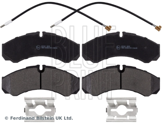 Задние тормозные колодки 1617276380 Peugeot/Citroen