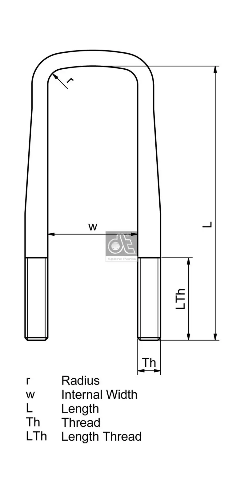 Стремянка рессоры 5010630362 Renault (RVI)