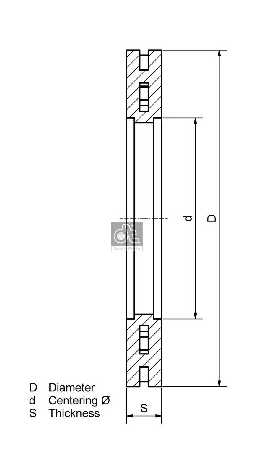 Тормозные диски 1034105 Diesel Technic