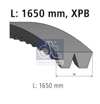 Клиновый ремень Continental/Siemens 2XPB1650 цена, от 62.89 USD