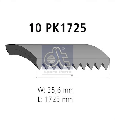 10PK1705 Kamaz Поликлиновый ремень
