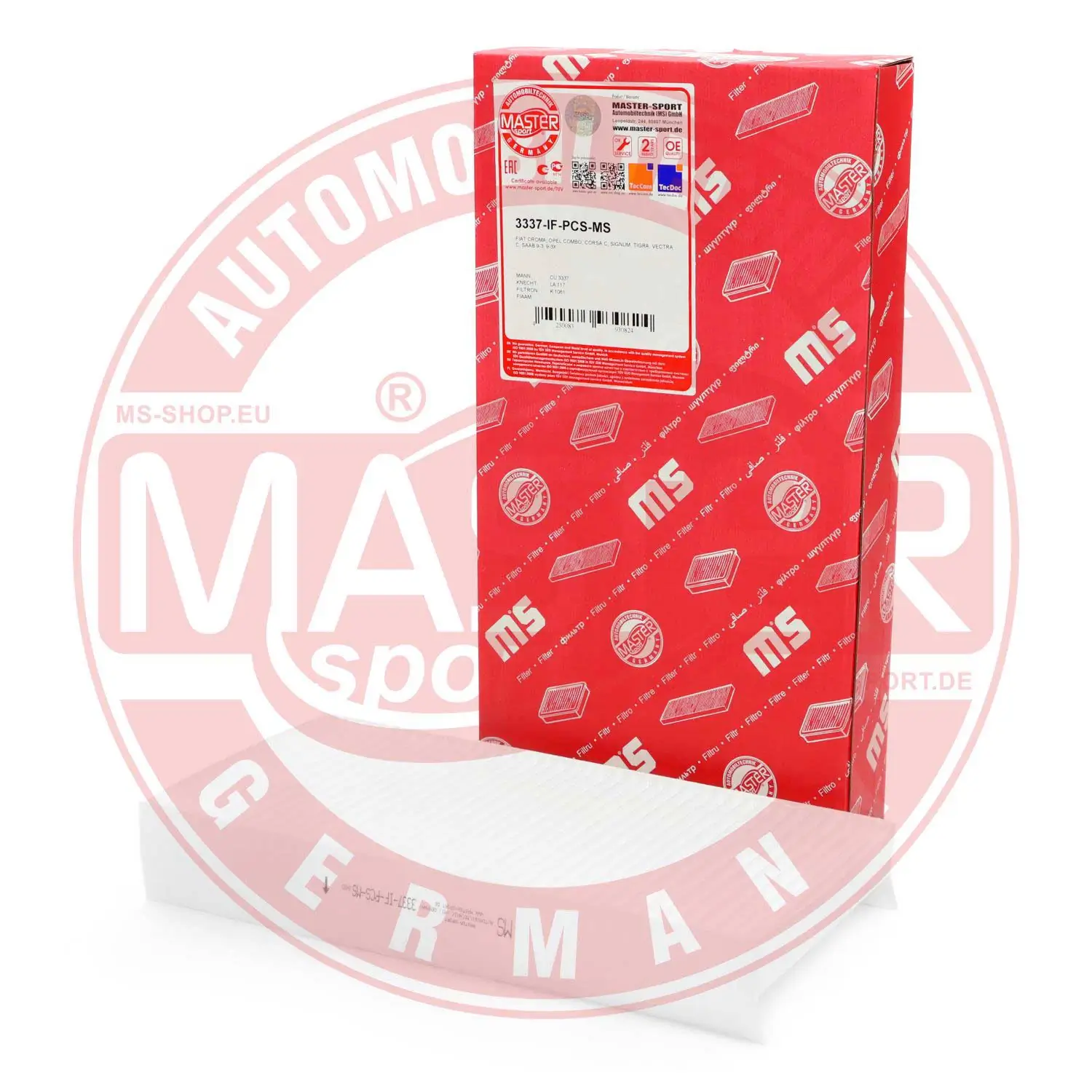 Фильтр воздушный отопителя Master-sport 3337IFPCSMS цена, от 4.86 USD