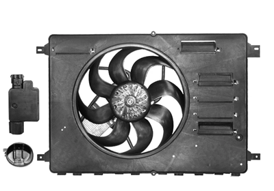 Ventilador elétrico de esfriamento montado (motor + roda de aletas) Ford Mondeo 4 CA2