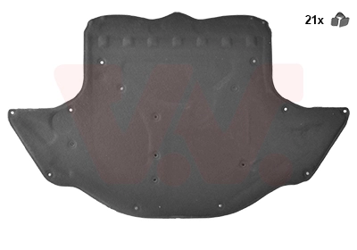 Isolamento de ruído da capota Mercedes E W211