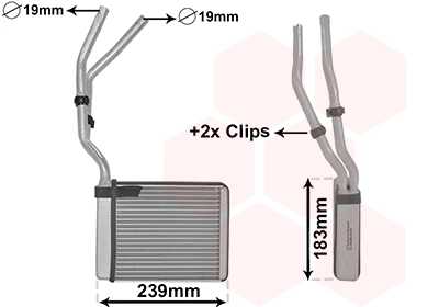 Radiador de forno (de aquecedor) Ford Kuga 1 CBV