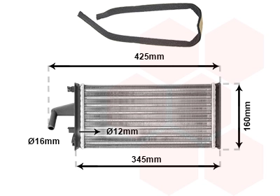 Radiador de forno (de aquecedor) Iveco Daily