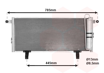 Радиатор кондиционера 5269K8C1 Polcar