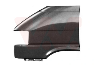 Pára-lama dianteiro esquerdo Volkswagen Transporter 70B, 70C, 7DB, 7DK, 70J, 70K, 7DC, 7DJ